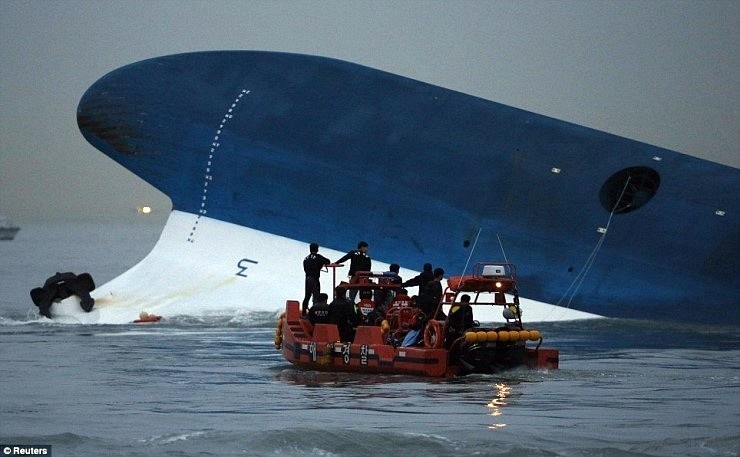 세월호 침몰 사고 현장 - 중대시민재해 입법 배경